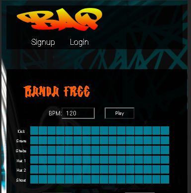 Screenshot of BAP app